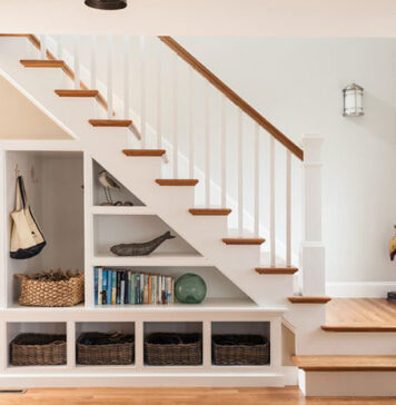 Schody drewniane zabiegowe